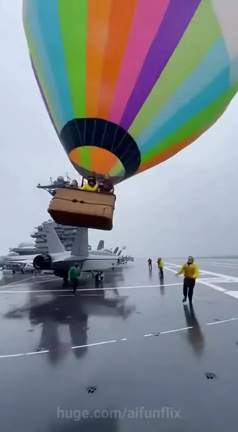 Hot Balloon at the wrong place! by aifunflix