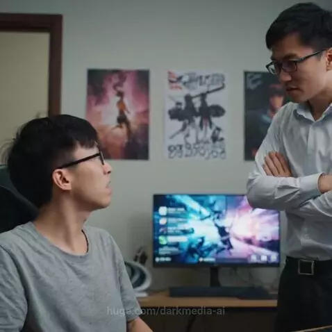 Teaching kids the Asian way by darkmedia-ai