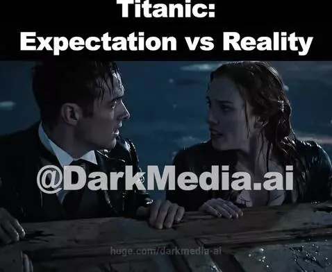 Titanic: Expectation vs Reality by darkmedia-ai