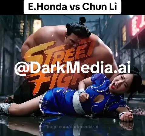 E.Honda vs Chun Li by darkmedia-ai