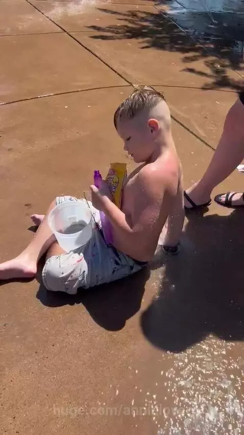 My little man haven a great day by annielover