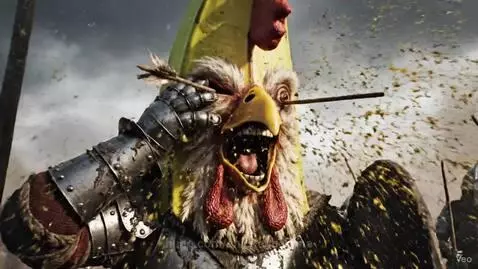 chicken banana knight by chickenbanana