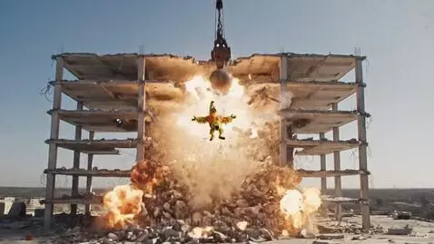 Chicken banana construction destruction! by chickenbanana