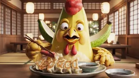 Chicken Banana Potsticker Disaster! by chickenbanana