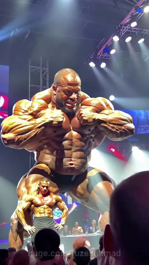 huge wrestler in the olympic show by fuzailahmad