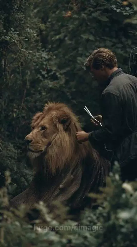 King getting groomed by aimagic