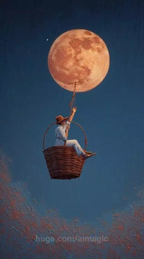 Catch the moon by aimagic