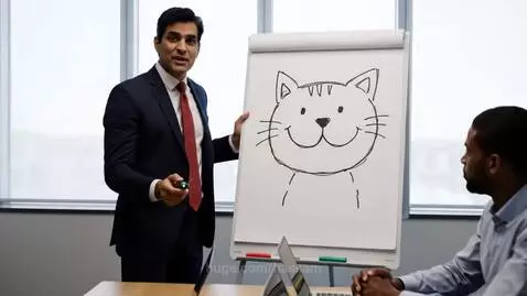 Smilling created cat by hassam