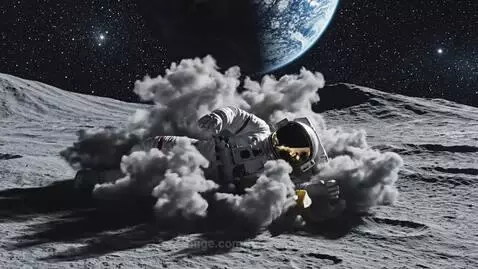 Space man slip on banana by hassam