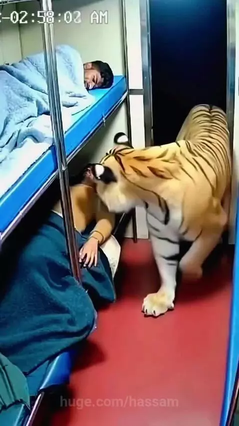 A lion Attack on Helpless man by hassam