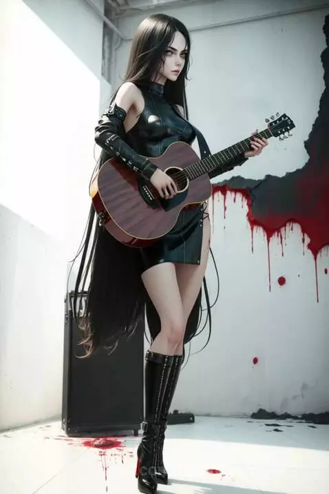 Guitar dancer by davinci