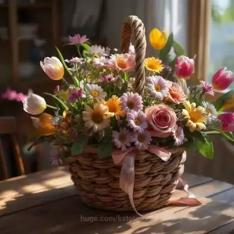 Цветочная корзина by kstoto999
