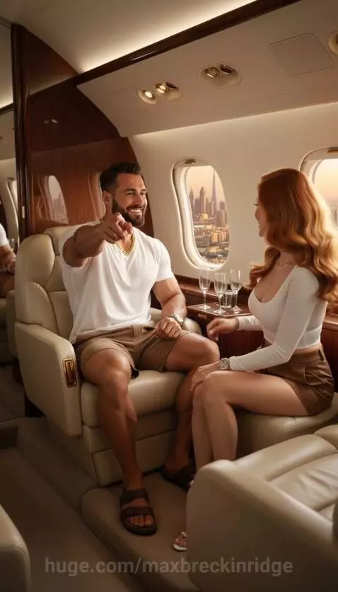 Max and Brit fly to Dubai by maxbreckinridge