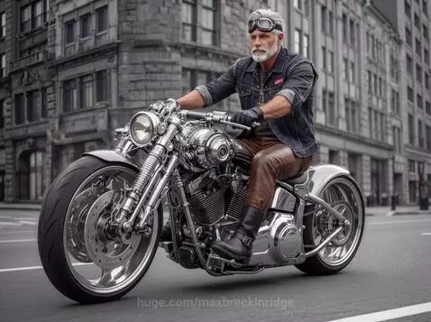 Chrome Harley by maxbreckinridge