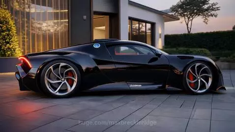 Beautiful Black Bugatti by maxbreckinridge