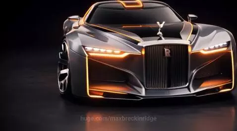 Lit Up Rolls Royce by maxbreckinridge