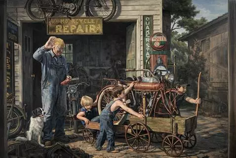 Their First Motorcycle by maxbreckinridge