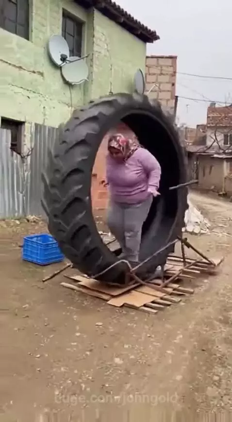 THE WHEEL-WOMAN IS ROLLIN' AGAIN 😂😂 by johngold