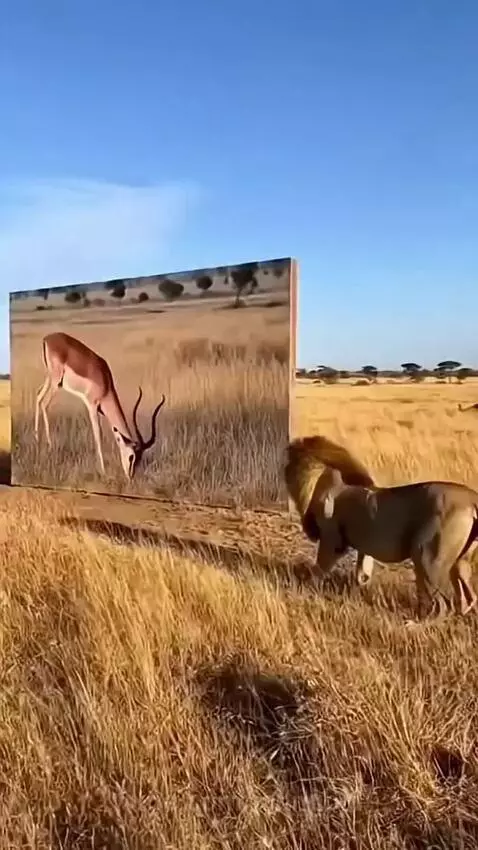 What Happens Next? Viral Lion Video by johngold