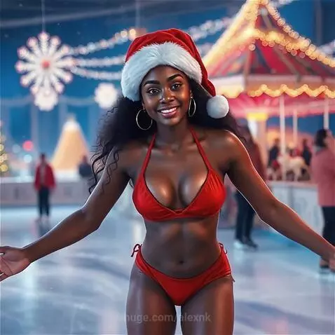 A girl in a New Year's costume by alexnk