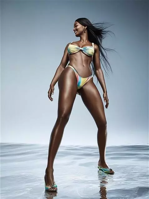 A model girl posing on the set by alexnk