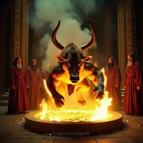 Aaron's Golden Calf transformation by alexnk