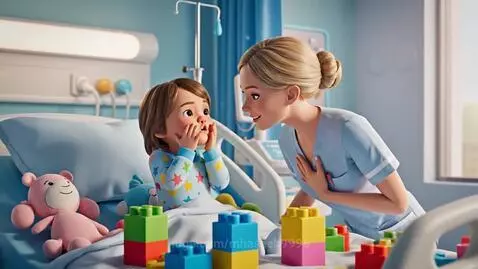 Funny Talk Between a Cute Child and a Nurse in the Hospital”... by mhaseeb9996