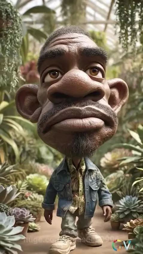 Big heat man walking in jungle by mhaseeb9996