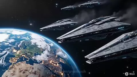 Aliens attack I by gromkusik