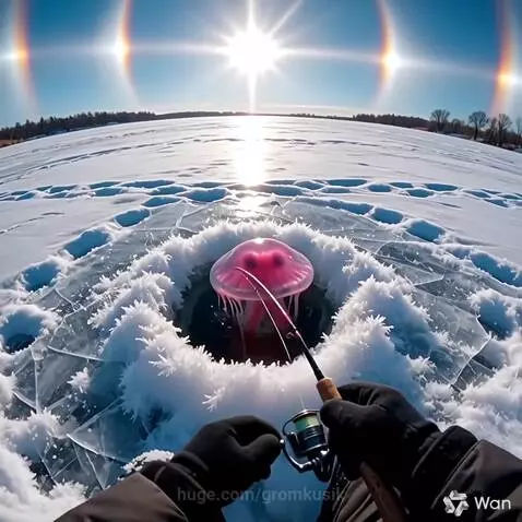 Frozen fishing II by gromkusik