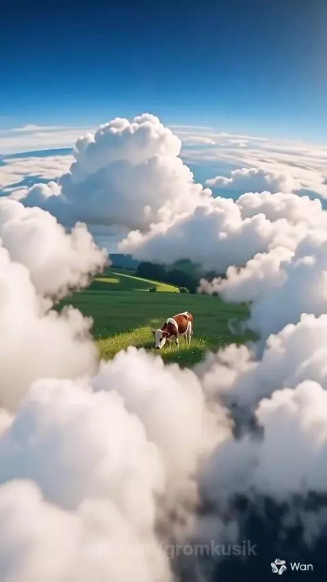 Happy cow by gromkusik