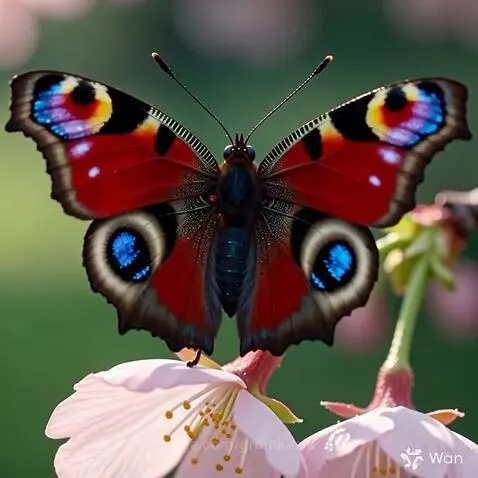 Butterfly or peacock I by gromkusik