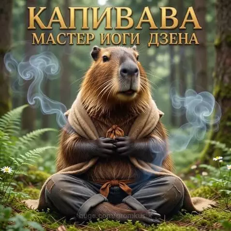 Дымящаяся капибара / Smoking capybara by gromkusik