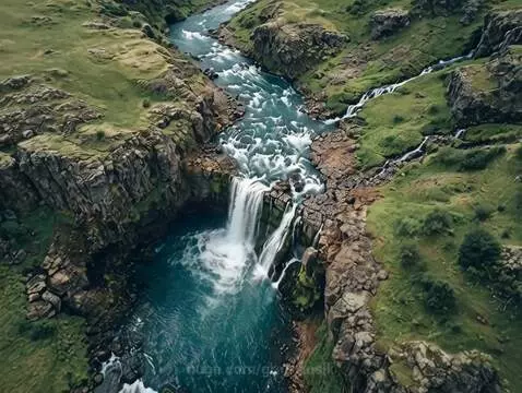 Noisy waterfall by gromkusik