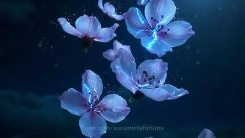 Electric Sakura Drift by aurumvitafortuna