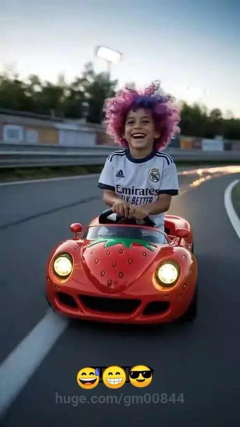 Ronaldo learn their son car game by gm00844