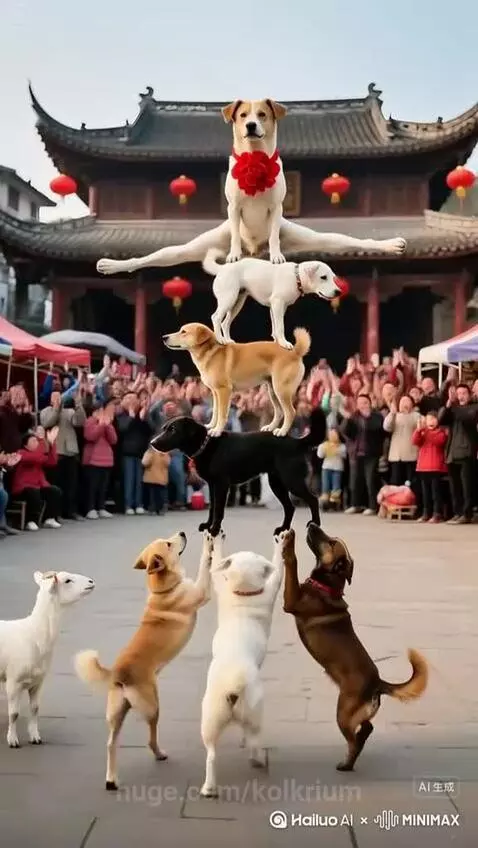 Stunt dog 🐕 by kolkrium