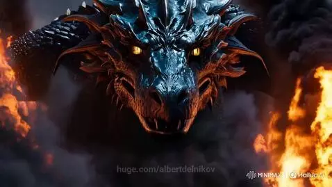 "Дракон явился в небесах" - видеоклип фэнтезийной песни by albertdelnikov