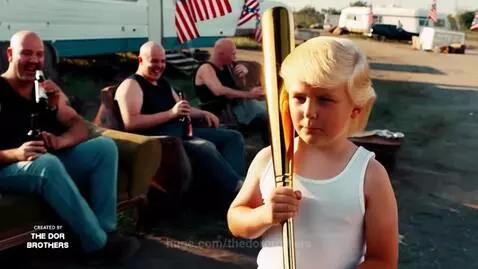 AI-generated deepfakes of world leaders as children and adults in various controversial and violent scenarios.