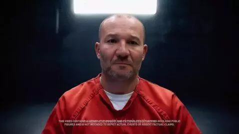 Glitchy montage of world leaders, glowing screens with 'ERROR', and crowds fixated on a giant smartphone.