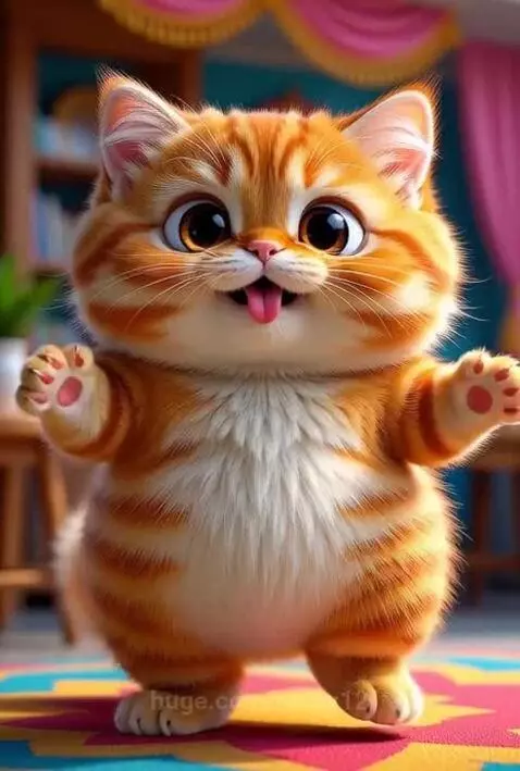 Cat dancing by rocky12