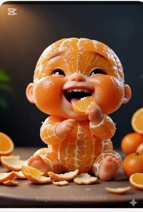 The orange baby by ibrahim369