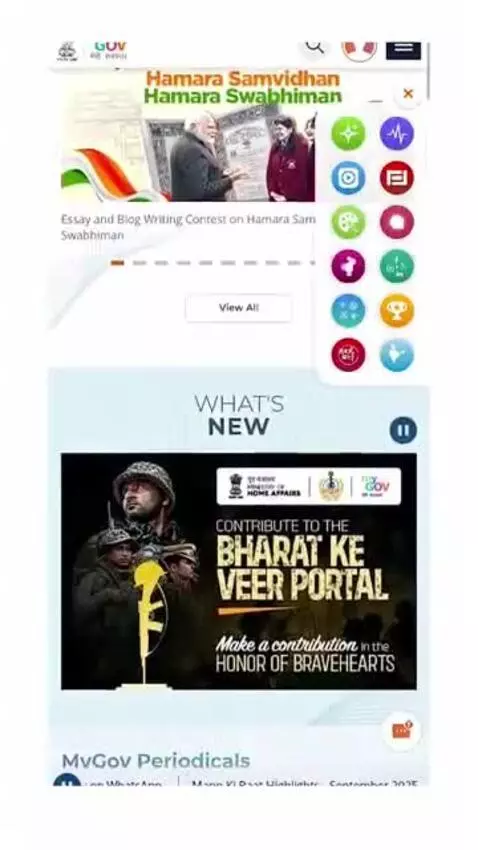 Man explaining how to earn money using three Indian government apps on a screen.