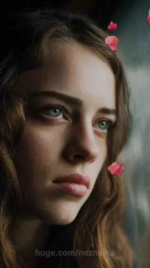 Mother tenderly holding her newborn daughter, transitioning to her as a young woman and then a mother herself.