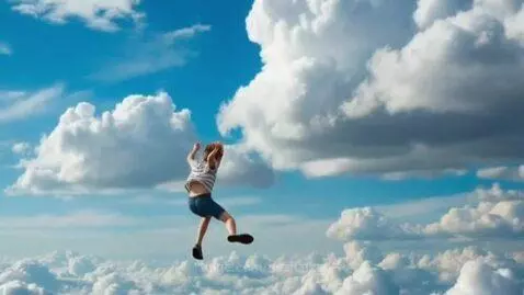 Montage of mothers and children in serene, fantastical settings like clouds and castles, with a gentle lullaby.