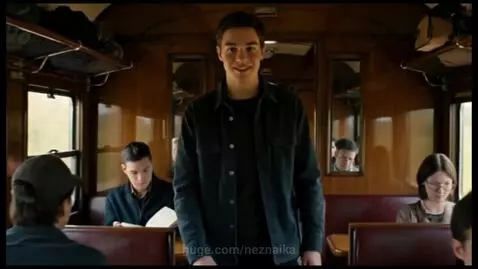 Montage of trains traveling through scenic landscapes, from vintage steam to modern electric.
