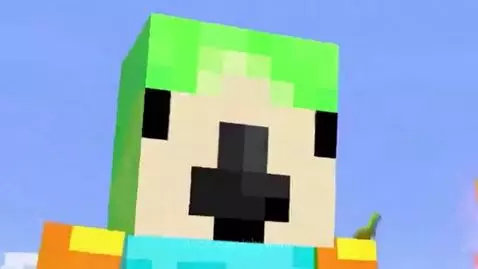 Minecraft-style parrot on a strawberry cake in a sky with glowing 67s and bananas, exclaiming 'I will catch you!'