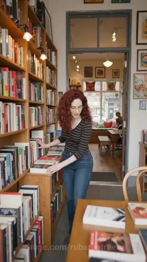 Woman named Valerie gaining a large amount of weight, looking distressed as her clothes become tight.
