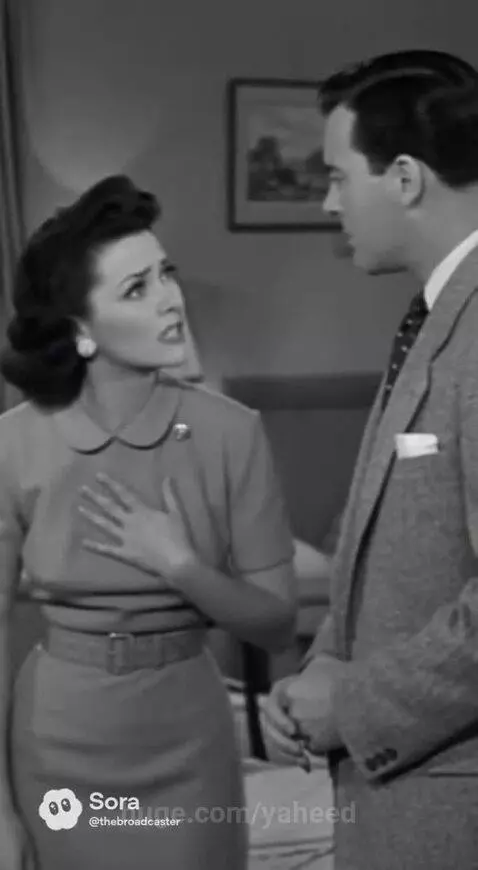 Man in suit and woman in dress in a humorous black and white scene about dating rules.