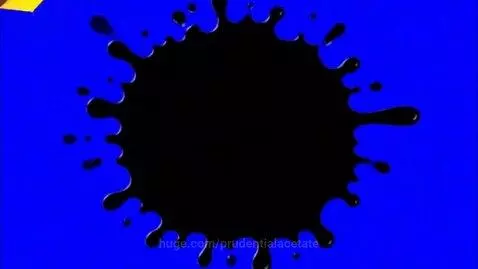 Klasky Csupo logo animation with yellow cards forming the text on a black background.